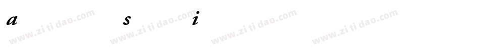 Adobe Garamond Semibold Italic Expert字体转换